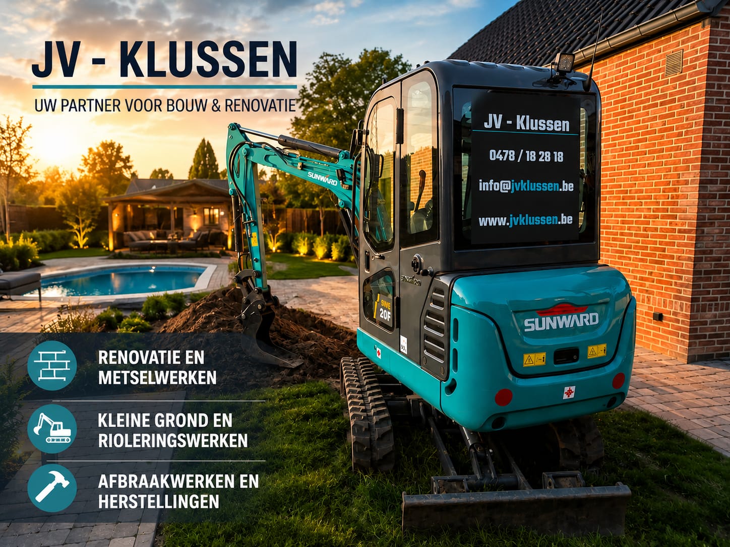 Renovatie en metselwerken door JV Klussen